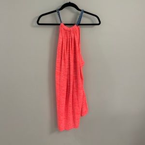 Neon Pink Bathing Suit Coverup